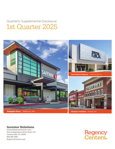 Miniature Regency Centers
 Rapport trimestriel 2025-q1