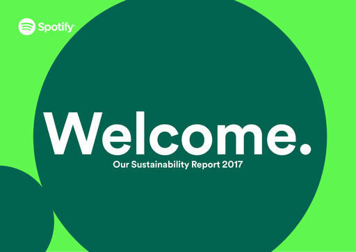 Thumbnail Spotify Sustainability Report 2017