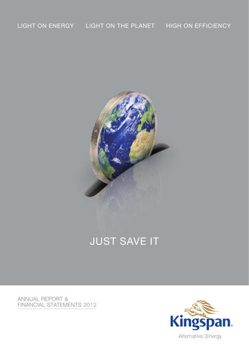 Thumbnail Kingspan Group Annual Report 2012