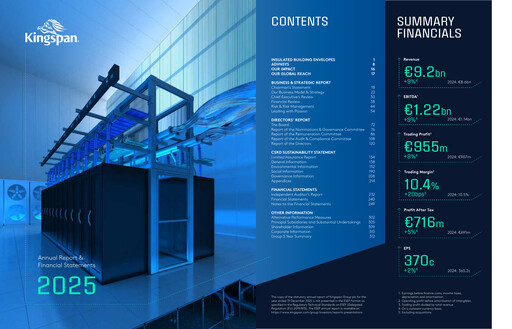 Thumbnail Kingspan Group Annual Report 2025