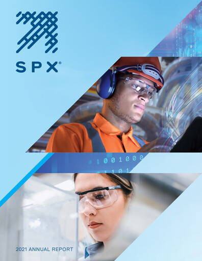 Thumbnail SPX Technologies Annual Report 2021