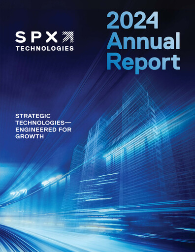 Thumbnail SPX Technologies Annual Report 2024