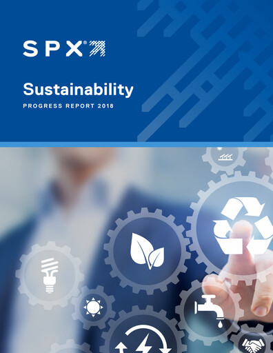 Thumbnail SPX Technologies Sustainability Report 2018