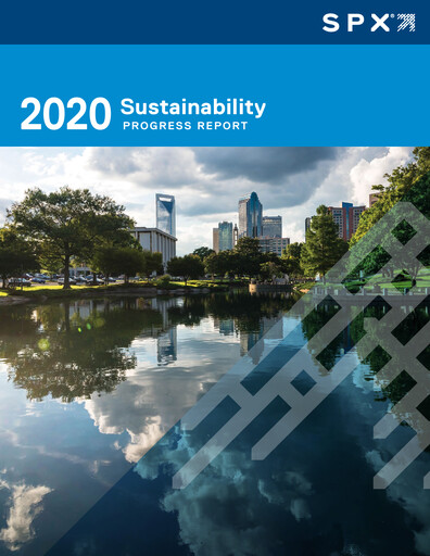 Thumbnail SPX Technologies Sustainability Report 2020