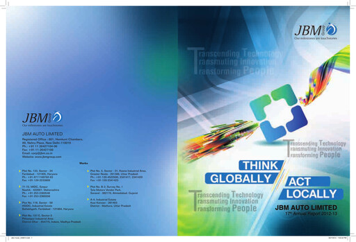 Thumbnail JBM Auto Annual Report 2012-2013
