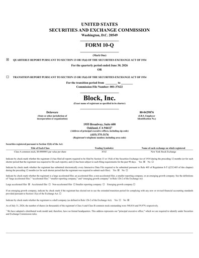 Thumbnail Block Quarterly Report 2026-q2