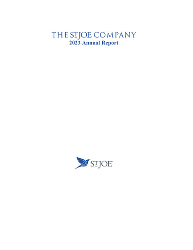 Thumbnail St. Joe Company
 Annual Report 2023