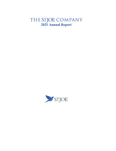 Thumbnail St. Joe Company
 Annual Report 2025