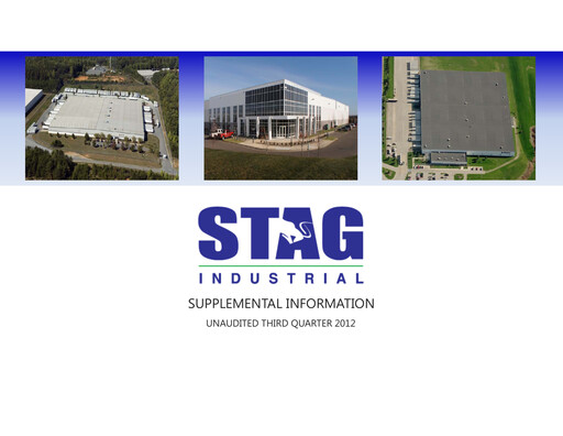 Miniature STAG Industrial Rapport trimestriel 2012-q3
