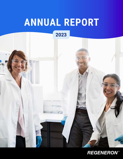 Thumbnail Regeneron Pharmaceuticals Annual Report 2023