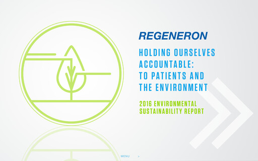 Thumbnail Regeneron Pharmaceuticals Sustainability Report 2016