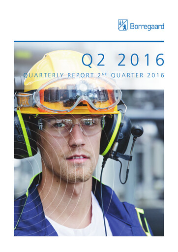 Thumbnail Borregaard Quarterly Report 2016-q2