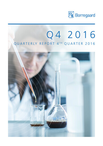 Thumbnail Borregaard Quarterly Report 2016-q4