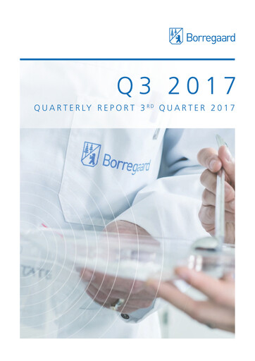 Thumbnail Borregaard Quarterly Report 2017-q3