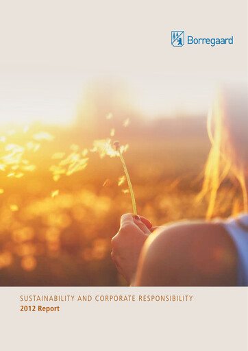 Thumbnail Borregaard Sustainability Report 2012