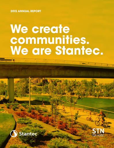 Thumbnail Stantec Annual Report 2015