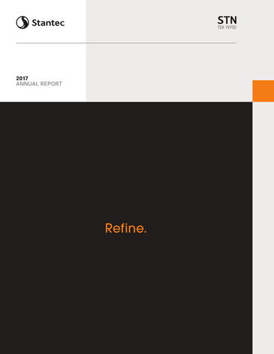 Thumbnail Stantec Annual Report 2017