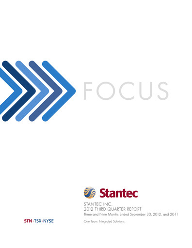 Miniature Stantec Rapport trimestriel 2012-q3