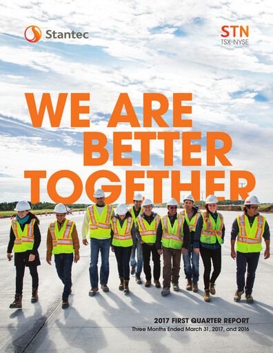 Miniature Stantec Rapport trimestriel 2017-q1
