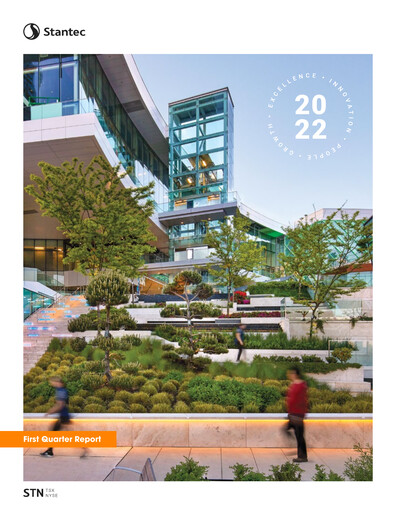 Miniature Stantec Rapport trimestriel 2022-q1