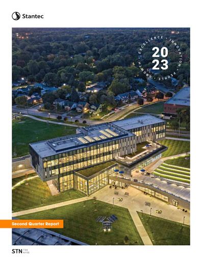 Miniature Stantec Rapport trimestriel 2023-q2