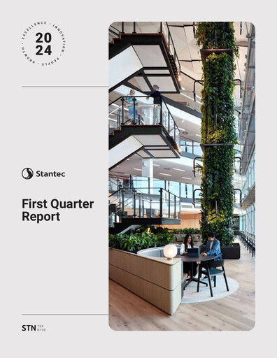 Miniature Stantec Rapport trimestriel 2024-q1