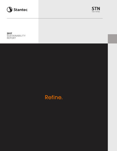 Thumbnail Stantec Sustainability Report 2017