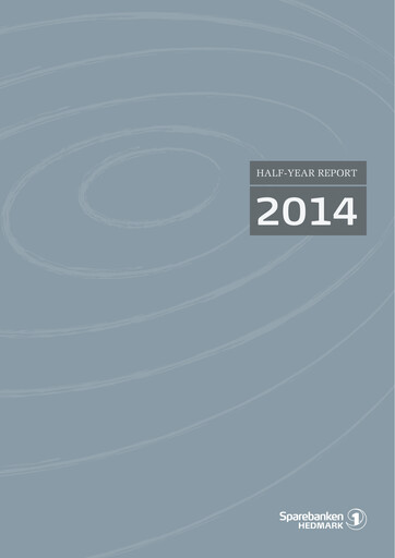 Thumbnail SpareBank 1 Half-year Report 2014-h1
