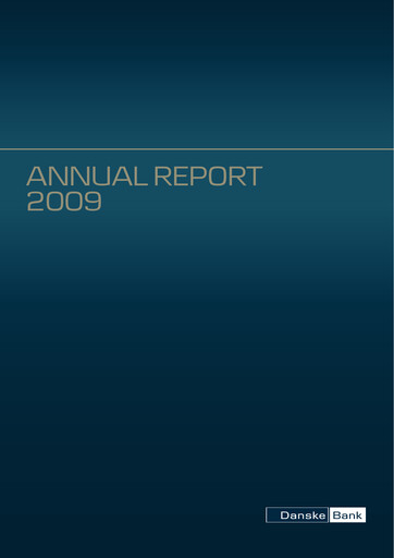 Thumbnail Danske Bank
 Annual Report 2009