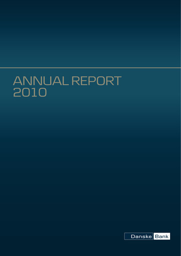Thumbnail Danske Bank
 Annual Report 2010