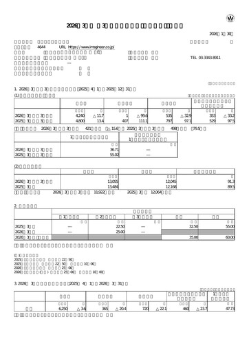 Vorschaubild Imagineer Quartalsbericht 2026-q3