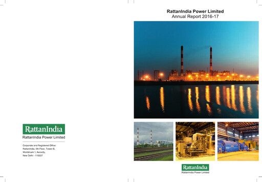 Thumbnail RattanIndia Power Annual Report 2016-2017