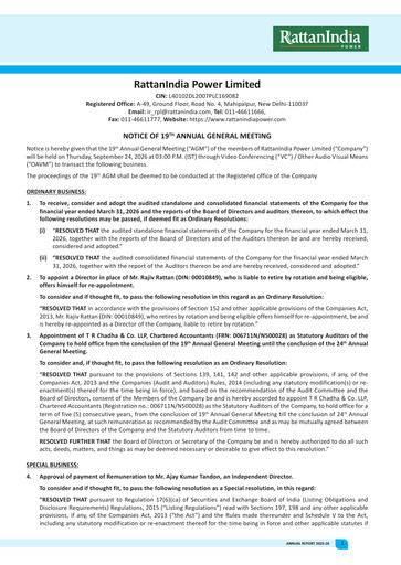 Thumbnail RattanIndia Power Annual Report 2025-2026