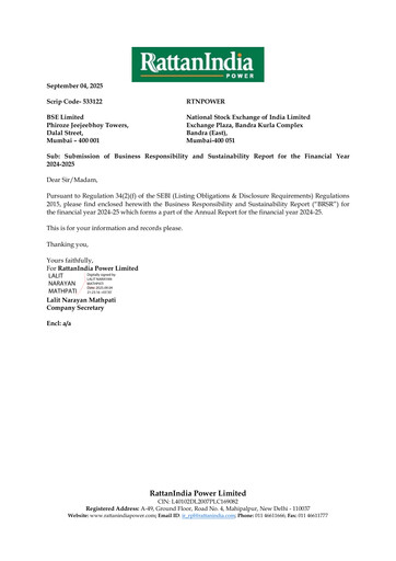 Thumbnail RattanIndia Power Sustainability Report 2024-2025