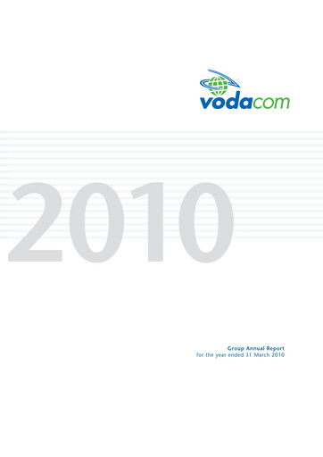 Thumbnail Vodacom
 Annual Report 2010