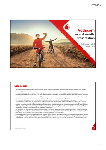 Thumbnail Vodacom
 Financial Statement 2016