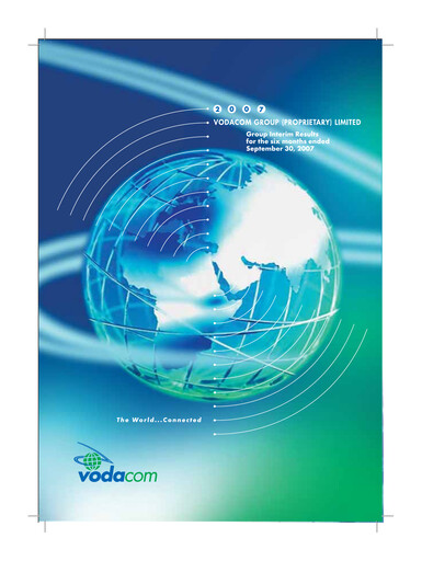 Vorschaubild Vodacom
 Halbjahresbericht 2007-h1