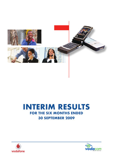 Vorschaubild Vodacom
 Halbjahresbericht 2009-h1