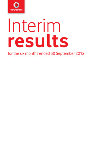 Vorschaubild Vodacom
 Halbjahresbericht 2012-h1