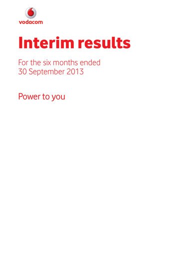 Vorschaubild Vodacom
 Halbjahresbericht 2013-h1