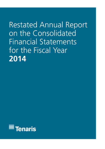 Thumbnail Tenaris Financial Statement 2014