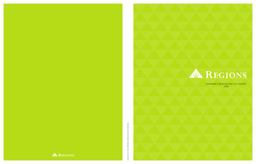 Thumbnail Regions Financial
 Annual Report 2008