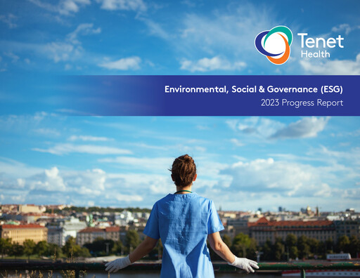 Thumbnail Tenet Healthcare ESG Report 2023
