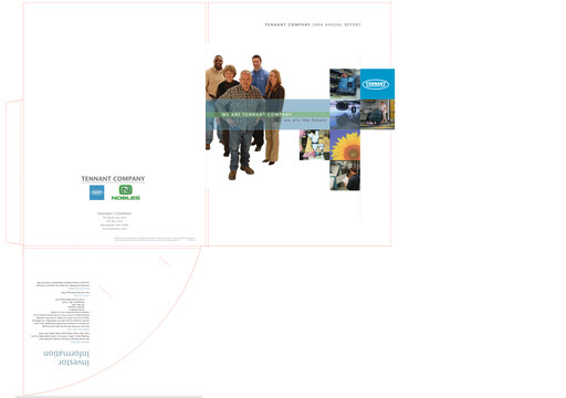 Thumbnail Tennant Company
 Annual Report 2006
