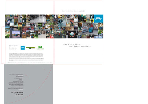 Thumbnail Tennant Company
 Annual Report 2007