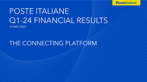 Vorschaubild Poste Italiane
 Quartalsbericht 2024-q1