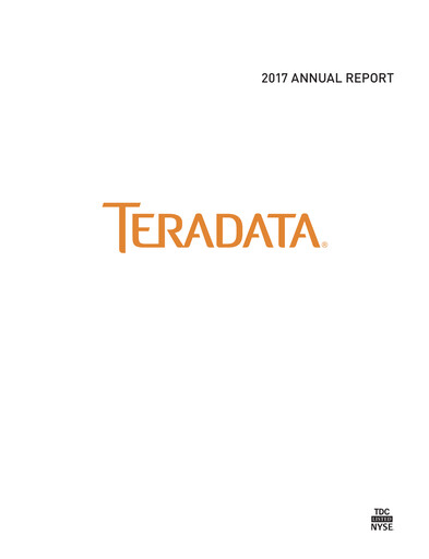 Thumbnail Teradata Annual Report 2017