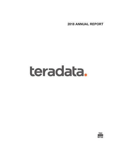 Thumbnail Teradata Annual Report 2018