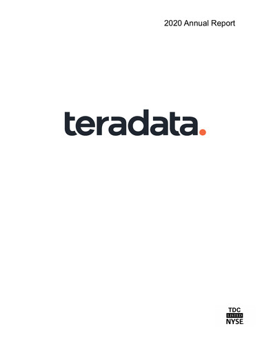 Thumbnail Teradata Annual Report 2020