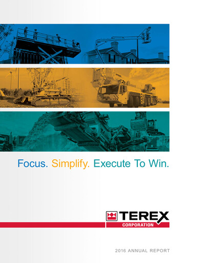 Thumbnail Terex
 Annual Report 2016